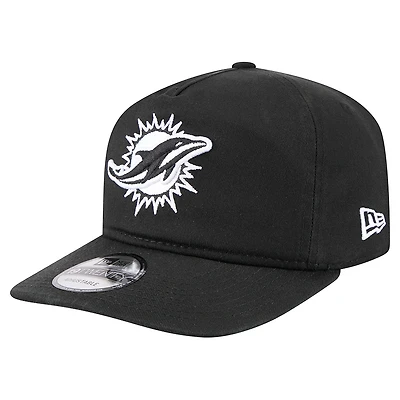 Casquette ajustable New Era noire/blanche Miami Dolphins 19TWENTY pour homme