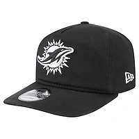 Casquette ajustable New Era noire/blanche Miami Dolphins 19TWENTY pour homme