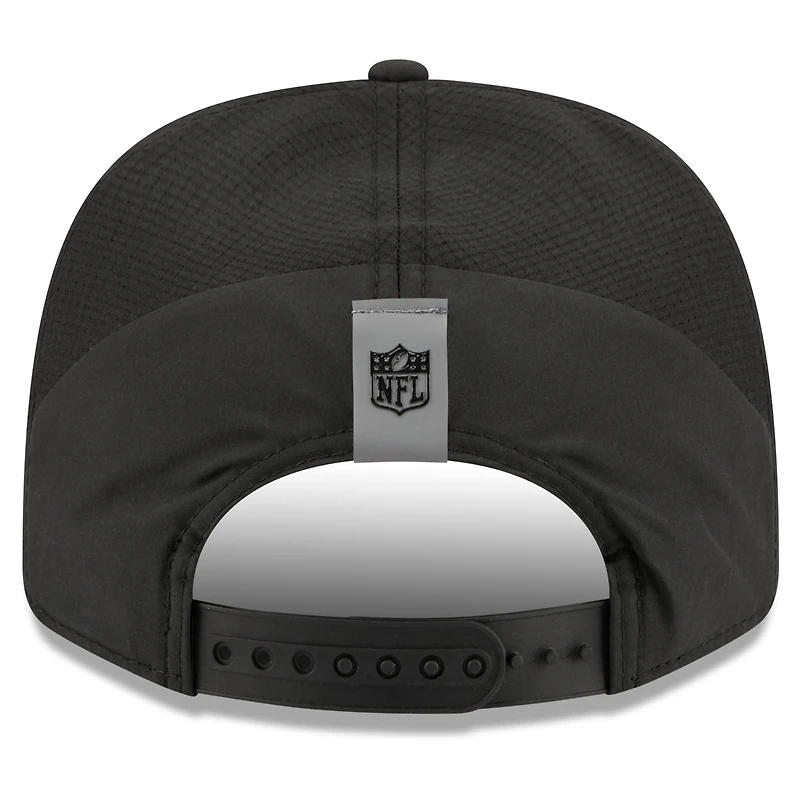 Men's New Era Black Miami Dolphins 2026 NFL Training Camp 9SEVENTY Adjustable Hat