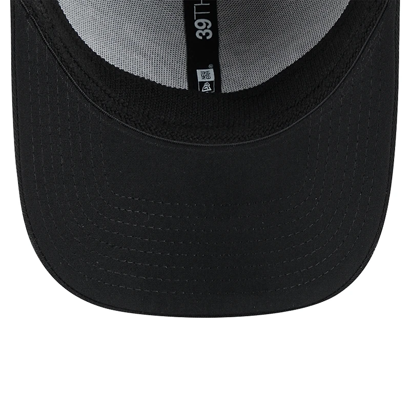 Casquette flexible 39THIRTY noire des Miami Dolphins New Era pour hommes