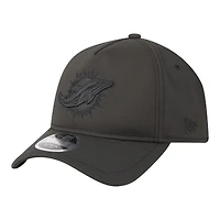 Casquette ajustable New Era Apex 9FORTY noire Miami Dolphins pour homme