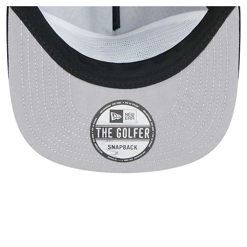 Men's New Era Black Miami Dolphins City Originals Corduroy Skipper Golfer Snapback Hat