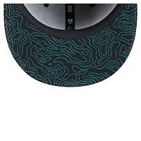 Men's New Era Black Miami Dolphins Geo 59FIFTY Fitted Hat