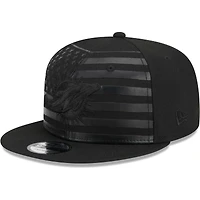 Men's New Era Black Miami Dolphins Independent 9FIFTY Snapback Hat