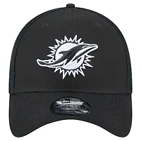 Casquette Main Neo 39THIRTY Flex Miami Dolphins noire New Era pour homme