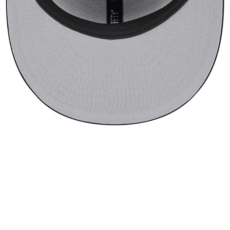 Men's New Era Black Miami Dolphins  Main Patch 59FIFTY Fitted Hat