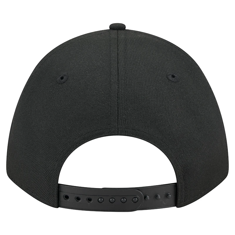 Casquette ajustable noire 9FORTY M-Crown A-Frame pour homme, collection Team des Dolphins de Miami