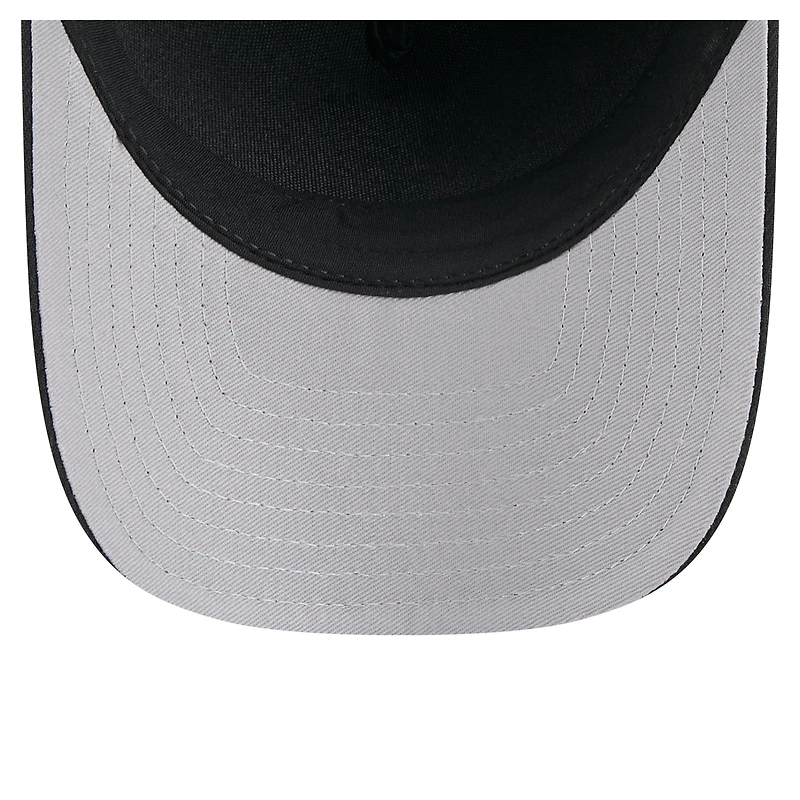 Casquette ajustable noire 9FORTY M-Crown A-Frame pour homme, collection Team des Dolphins de Miami