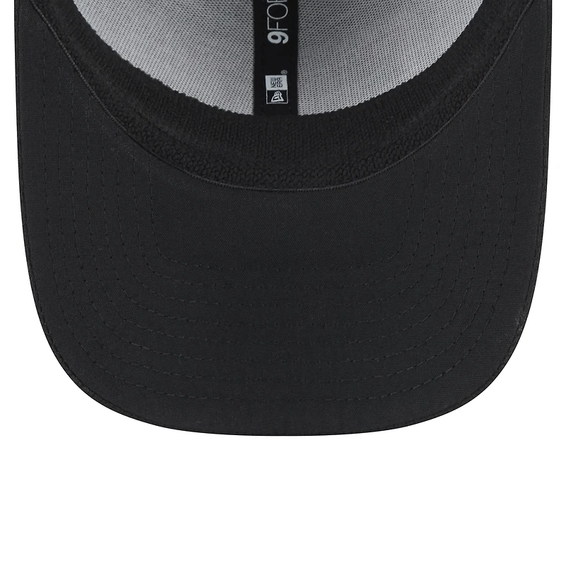 Casquette ajustable noire New Era Miami Dolphins Throwback Main B-Dub 9FORTY pour homme