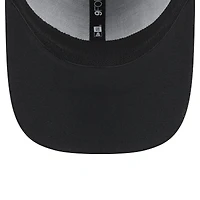 Casquette ajustable noire New Era Miami Dolphins Throwback Main B-Dub 9FORTY pour homme