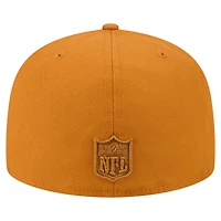 Men's New Era  Brown Miami Dolphins Color Pack A-Frame 59FIFTY Fitted Hat
