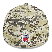 Casquette New Era camouflage Miami Dolphins 2023 Salute To Service 39THIRTY Flex pour hommes