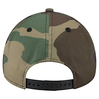 Men's New Era Camo Miami Dolphins Mystic Camo A-Frame 9FORTY Adjustable Hat