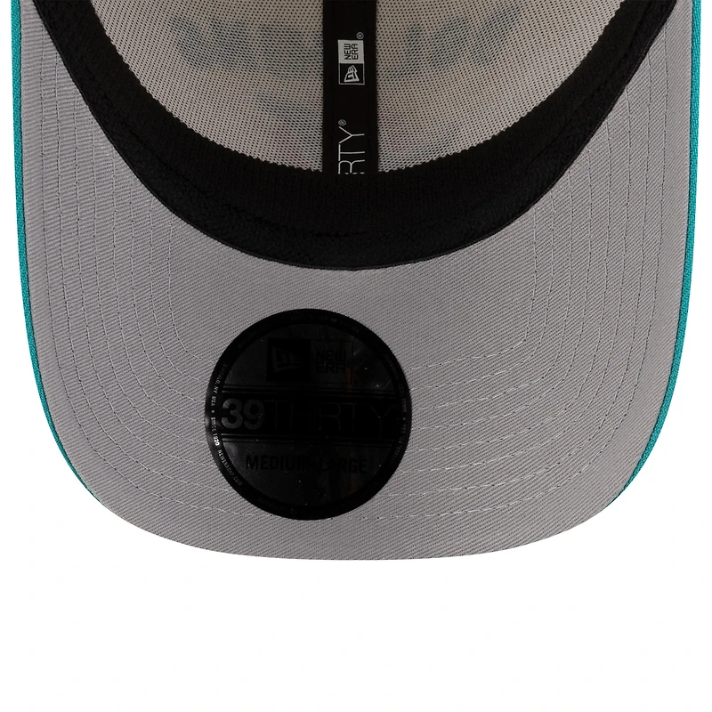 Men's New Era  Cream/Aqua Miami Dolphins 2025 NFL Draft 39THIRTY Flex Hat