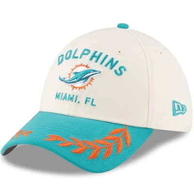 Men's New Era /Aqua Miami Dolphins 2025 NFL Draft 39THIRTY Flex Hat
