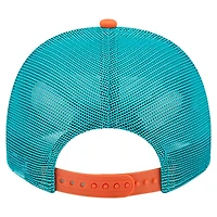 Casquette snapback A-Frame 9FIFTY pour homme New Era crème/aqua Miami Dolphins Banner