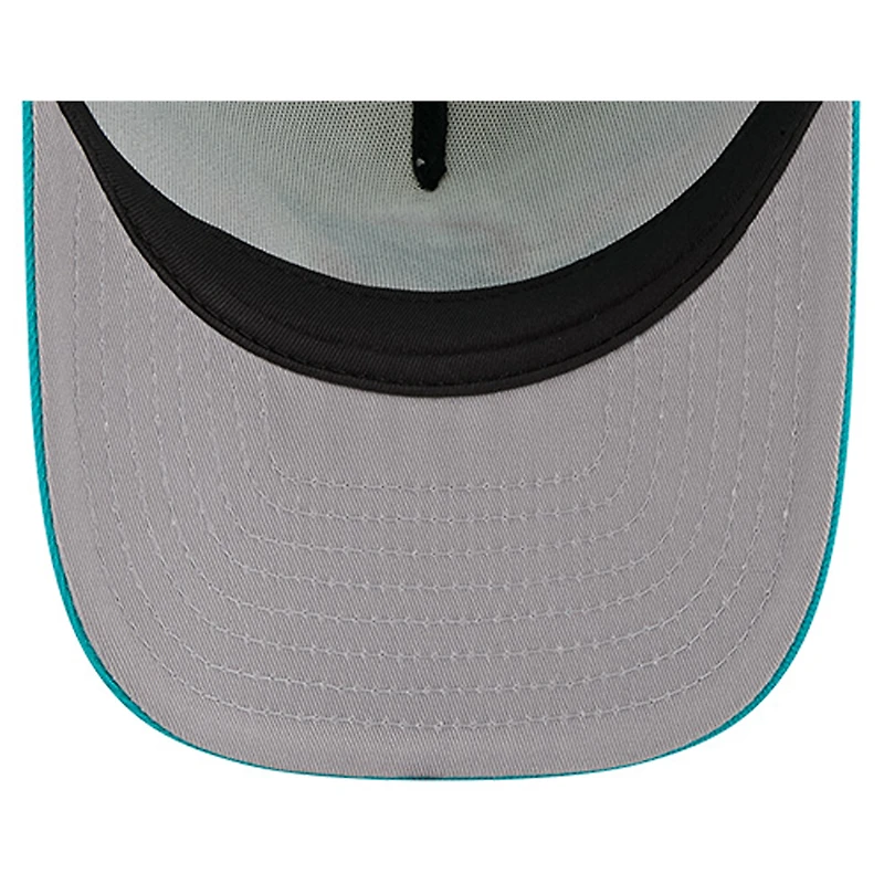 Casquette snapback A-Frame 9FIFTY pour homme New Era crème/aqua Miami Dolphins Banner