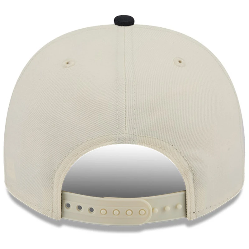 Casquette snapback 9FIFTY Team A-Frame pour homme, couleur crème, collection Rivalries 2025 des Dolphins de Miami New Era