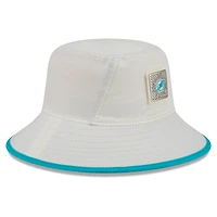 Men's New Era  Cream Miami Dolphins 2026 NFL Training Camp Sport Bucket Hat