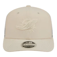 Men's New Era  Cream Miami Dolphins Color Pack 9SEVENTY Adjustable Hat