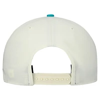 Casquette snapback New Era crème Miami Dolphins Upside Down 9FIFTY pour homme