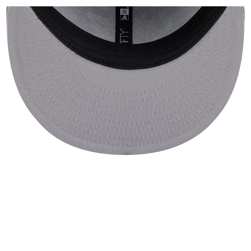 Casquette snapback New Era 9FIFTY pour homme, marron fonc