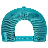 Casquette snapback 9FIFTY grise/aqua pour homme des Miami Dolphins de New Era, panneau fendu en liège