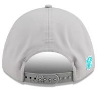 Men's New Era Gray Miami Dolphins 2025 Sideline  M-Crown 9FORTY Adjustable Hat