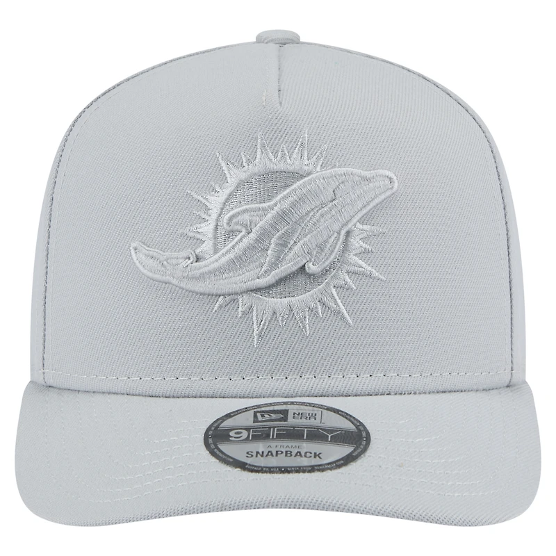 Casquette Snapback 9FIFTY Miami Dolphins de New Era pour homme, gris, coloris gris