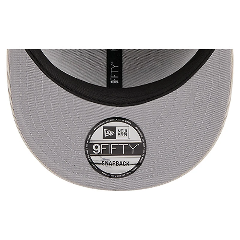 Casquette snapback 9FIFTY en velours côtelé gris New Era pour homme, Miami Dolphins