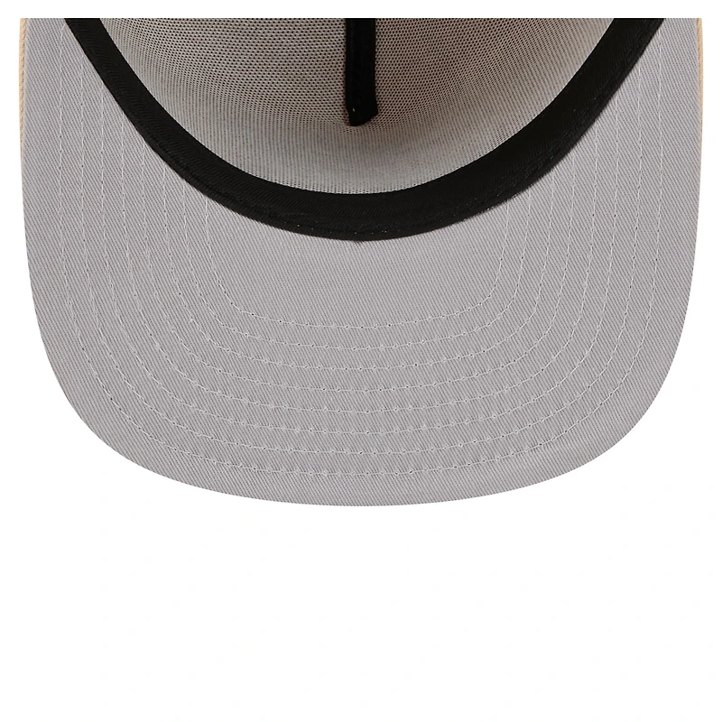 Men's New Era  Light Beige Miami Dolphins Color Pack A-Frame 59FIFTY Fitted Hat
