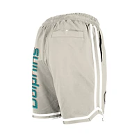 Men's New Era Light Beige Miami Dolphins Stone Multi Patch Shorts