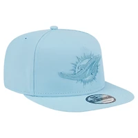 Casquette snapback A-Frame 9FIFTY bleu clair pour homme New Era, Miami Dolphins, color pack