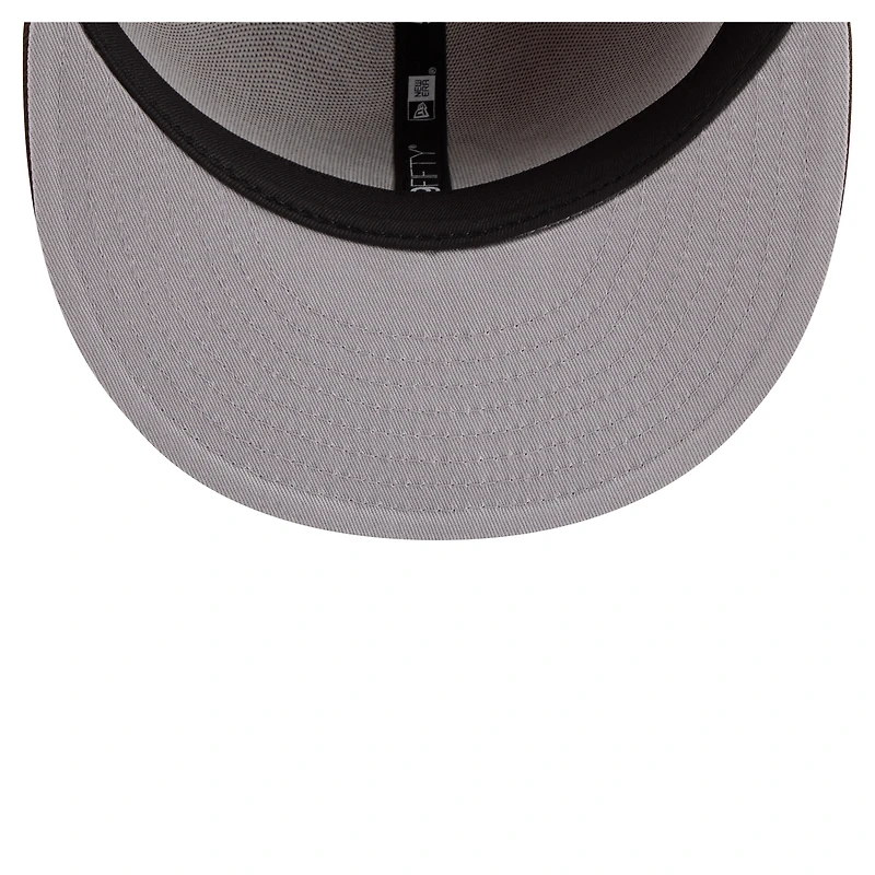 Men's New Era Light Brown/Dark Brown Miami Dolphins Two-Tone Walnut 59FIFTY Fitted Hat