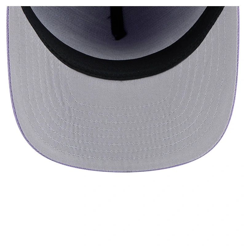 Men's New Era Light Purple Miami Dolphins Color Pack A-Frame 59FIFTY Fitted Hat