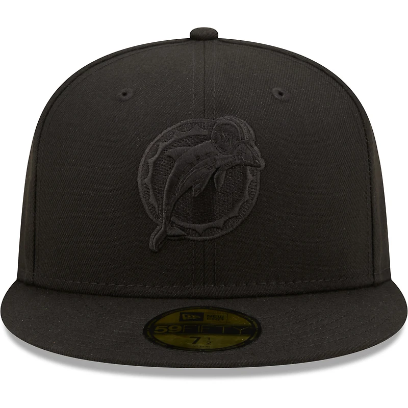 Casquette ajustée 59FIFTY avec logo alternatif noir sur pour homme Miami Dolphins New Era