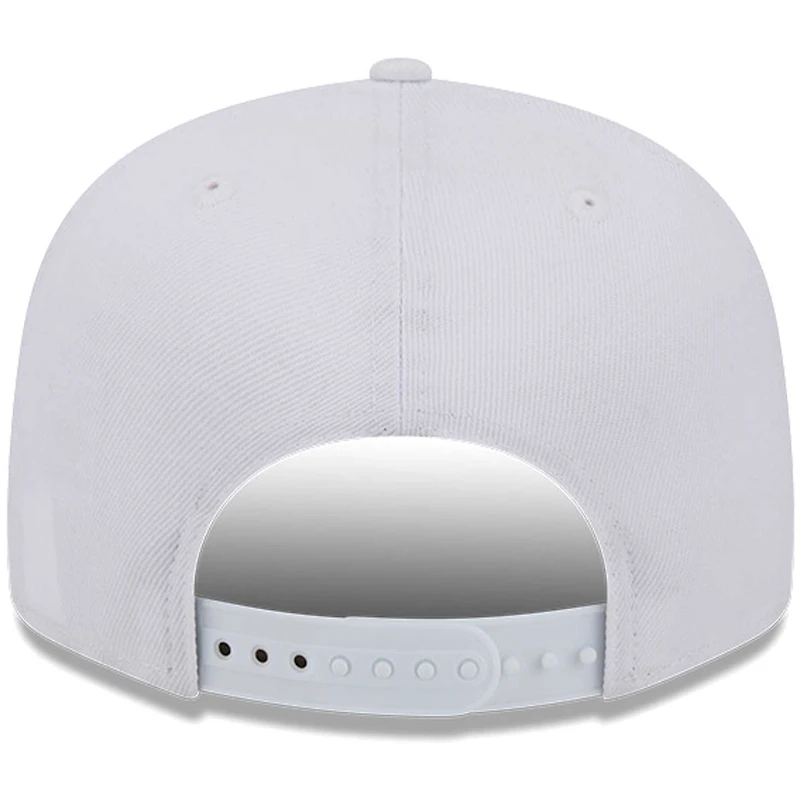 Men's New Era Miami Dolphins Main White on White 9FIFTY Snapback Hat