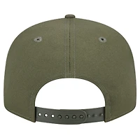 Casquette snapback Main 9FIFTY des Dolphins de Miami de New Era pour homme, olive