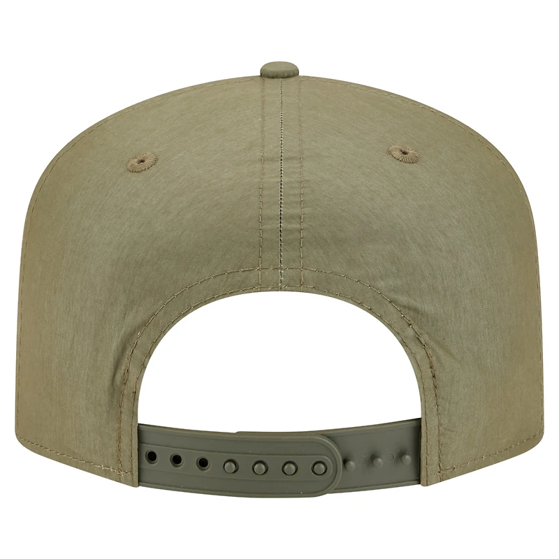 Men's New Era  Olive Miami Dolphins Nylon 19TWENTY Adjustable Hat