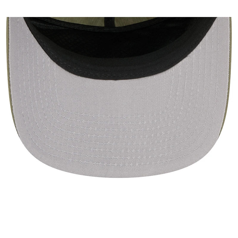 Men's New Era Olive Miami Dolphins Nylon 19TWENTY Adjustable Hat