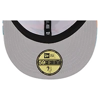 Men's New Era  Orange/Aqua Miami Dolphins 59FIFTY Fitted Hat