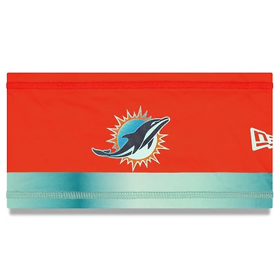 Bandeau orange New Era pour homme, collection Rivalries 2025 des Dolphins de Miami
