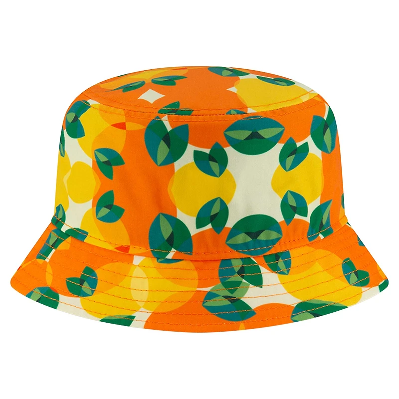 Chapeau bob orange Miami Dolphins Citrus de New Era pour homme