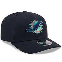 Men's New Era  Pitch Blue Miami Dolphins 2025 Rivalries Collection Fan Pack 9SEVENTY Adjustable Hat