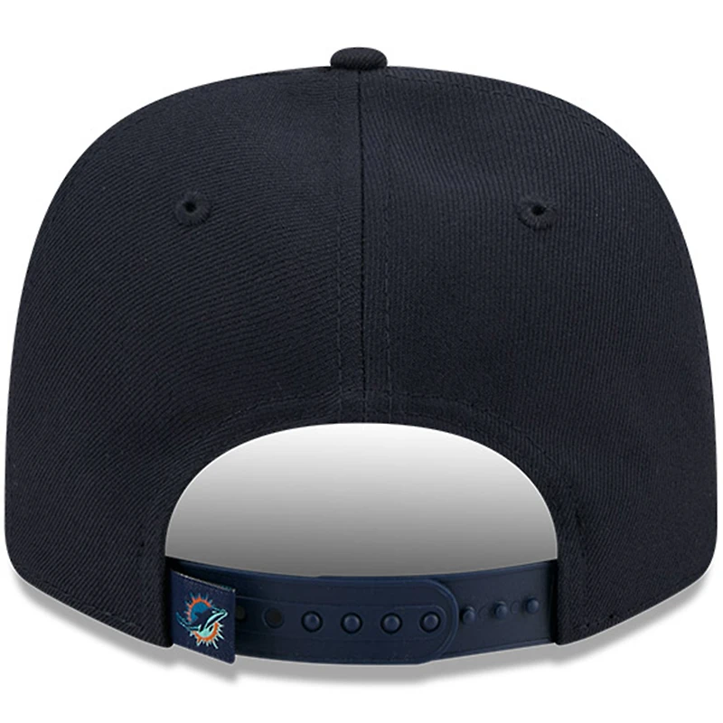 Men's New Era  Pitch Blue Miami Dolphins 2025 Rivalries Collection Fan Pack 9SEVENTY Adjustable Hat