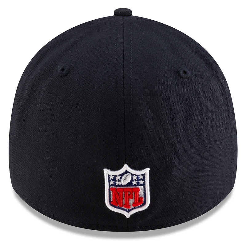 Casquette 39THIRTY Flex Sideline pour homme, bleu Pitch, collection Miami Dolphins 2025 Rivalries, New Era
