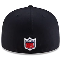 Men's New Era  Pitch Blue Miami Dolphins 2025 Rivalries Collection Sideline Rope 59FIFTY Fitted Hat