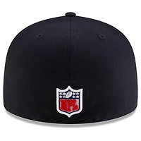 Men's New Era  Pitch Blue Miami Dolphins 2025 Rivalries Collection Sideline Rope 59FIFTY Fitted Hat