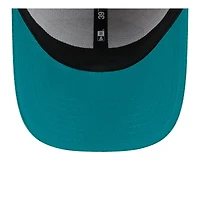 Men's New Era Stone/Aqua Miami Dolphins 2024 Sideline Historic 39THIRTY Flex Hat