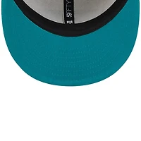 Men's New Era Stone/Aqua Miami Dolphins 2024 Sideline Historic 59FIFTY Fitted Hat